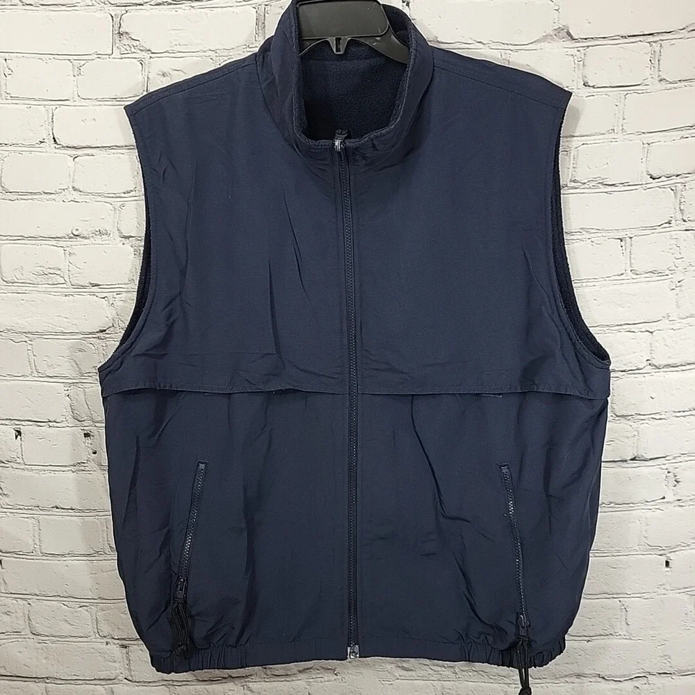 Fleece Reversible Vest Dairy Queen Pepsi‎ Joy of Cola Blue Mens L